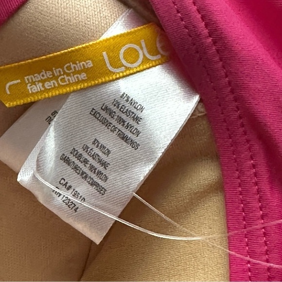 NWT Lole Turquesa Colorblock Underwire Bikini Top Guava Pink/Red Women’s Large - Picture 7 of 8
